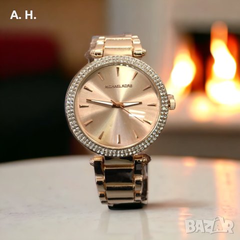 дамски часовник Michael Kors розово злато, снимка 1 - Мъжки - 32533384
