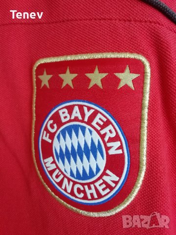 Bayern Munich Munchen Adidas размер L оригинална тениска Polo Байерн Мюнхен , снимка 3 - Тениски - 43533146