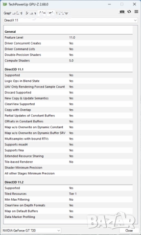 Видео карта NVidia GeForce Palit GT720 HDMI 2048MB GDDR3 64bit PCI-E, снимка 15 - Видеокарти - 52516855