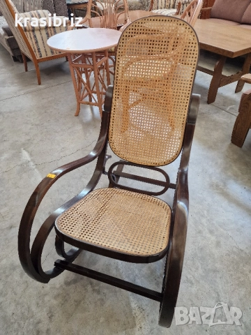 Ратанов Люлеещ Стол-внос от Германия!, снимка 2 - Столове - 51759141