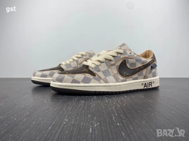 Редки Air Jordan Retro 1 L V Surgeon дизайнерски Маратонки Кецове мъжки дамски , снимка 5 - Маратонки - 51116651