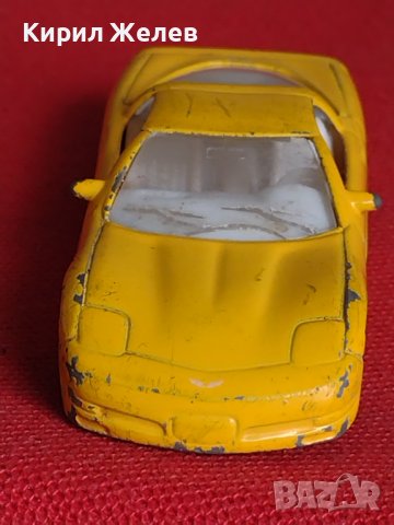 Метална количка CHEVROLET CORVETTE MADE IN CHINA WELLY за КОЛЕКЦИЯ 37593, снимка 3 - Колекции - 40674333