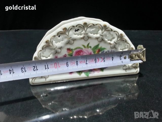 порцеланов салфетник , снимка 2 - Антикварни и старинни предмети - 52776951