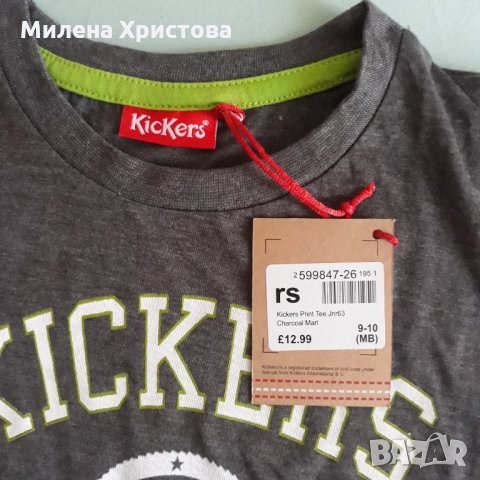 р-р 9 -10 г тениска KICKERS , снимка 2 - Детски тениски и потници - 29013603