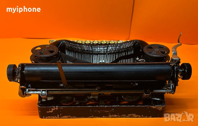 	Антична Пишеща машина Corona Four клавиатура старобългарски 1924 година.         , снимка 5 - Антикварни и старинни предмети - 53473267