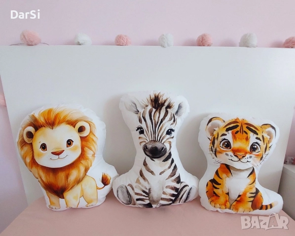 Детски възглавници за гушкане и игра, снимка 2 - Спално бельо и завивки - 52320504