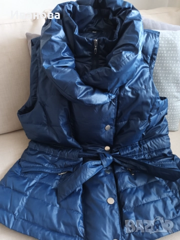 Дамски пухен елек, снимка 2 - Елеци - 52627296