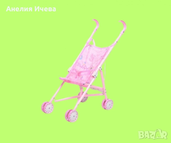 Лятна метална количка за кукли , снимка 2 - Кукли - 51556947