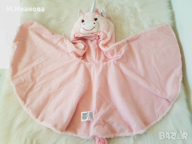 Пончо - пелерина  Еднорог 3-5 години, снимка 4 - Детски якета и елеци - 27099883