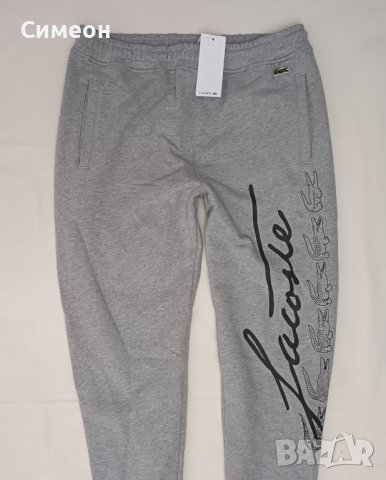 Lacoste Fleece Sweatpants оригинално долнище M памучна долница, снимка 2 - Спортни дрехи, екипи - 43731162