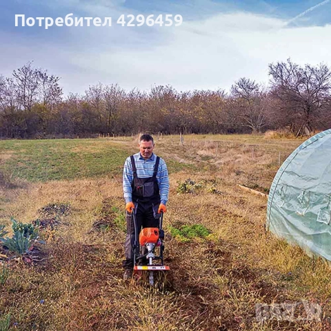 Мотофреза бензинова PREMIUM, 3 конски сили, 2-тактова, снимка 3 - Градинска техника - 52136620