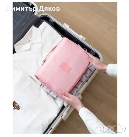 Многофункционален органайзер за тоалетни принадлежности със закачалка HZH18, снимка 4 - Други - 48089055