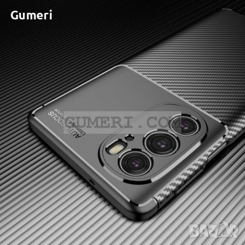 Motorola Edge 30 Pro Удароустойчив Гръб Със Защита За Задната Камера - Карбон, снимка 6 - Калъфи, кейсове - 36541121