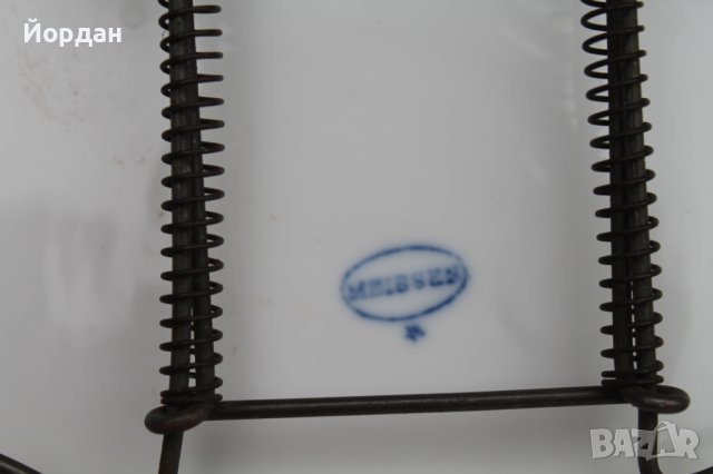 Порцеланова чиния Мейсен, снимка 8 - Чинии - 37074695