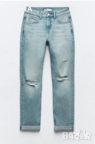 Дамски дънки Zara, снимка 2 - Дънки - 47284558
