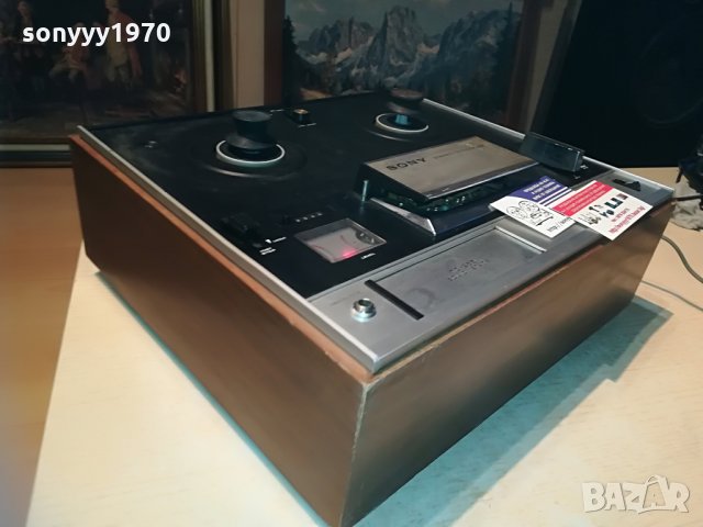 SONY TC-255 TAPECORDER-MADE IN JAPAN-РЕТРО РОЛКА, снимка 6 - Ресийвъри, усилватели, смесителни пултове - 28905828