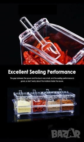   Контейнери за съхранение на подправки  