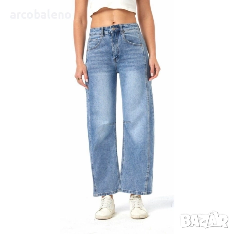 Дамски дънки с висока талия , снимка 3 - Дънки - 51946715