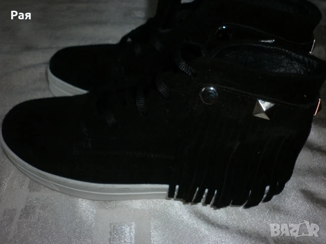 Дамски кожени кецове Тенденз, снимка 8 - Дамски ежедневни обувки - 50755379