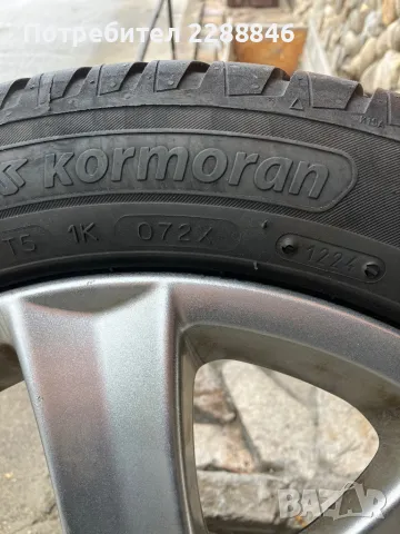 Летни гуми с джанти 195/55/16/4*108, снимка 2 - Гуми и джанти - 49907077