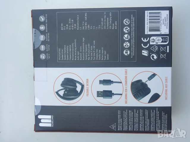 Нови безжични слушалки с активно шумоподтискане 18h слушане с едно зареждане! Bluetooth headphones, снимка 6 - Слушалки и портативни колонки - 50953455