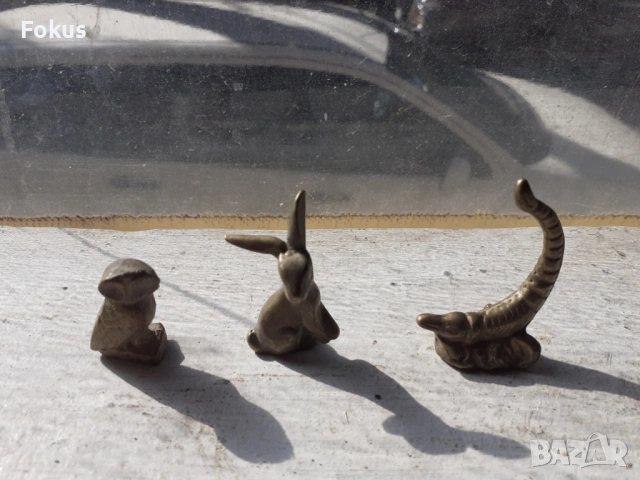 Миниатюрни бронзови фигурки 3 броя - лот 2