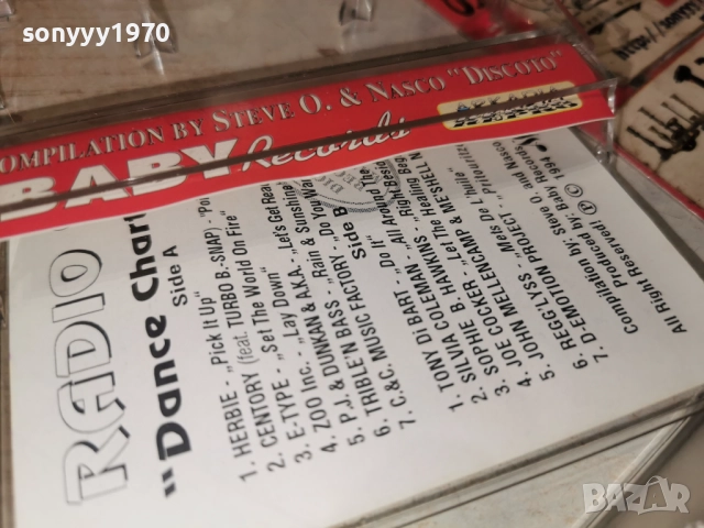 DANCE CHART 09/94 2412251133, снимка 3 - Аудио касети - 52890343