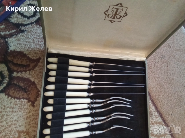 Комплект прибори за хранене 55411, снимка 8 - Антикварни и старинни предмети - 52127647