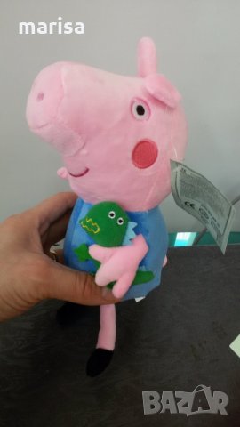 Музикална плюшена играчка Peppa Pig с песничка от филма Прасето Пепа , снимка 4 - Плюшени играчки - 28074331