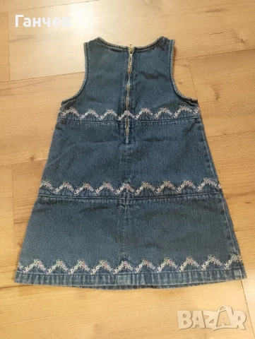 Дънкова туника-рокличка, снимка 2 - Детски комплекти - 52540283