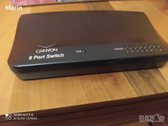 Canyon 8 port switch