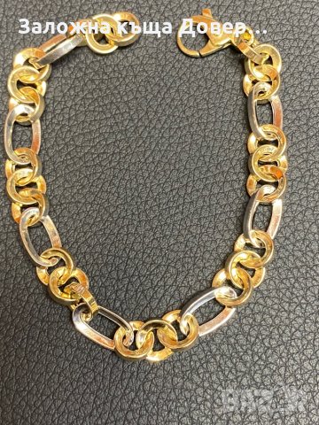 Златни синджири гривни плочка 14к 585 gold zlatni zlato, снимка 7 - Колиета, медальони, синджири - 34634011