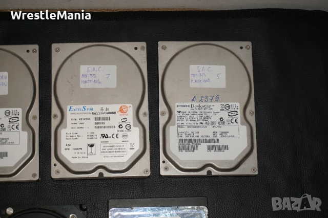 12 броя Тествани и Работещи Хард Дискове ATA 160GB/80GB/40GB/30GB, снимка 4 - Твърди дискове - 51705564
