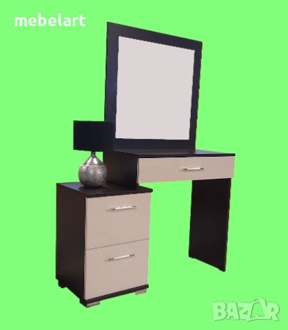 Тоалетка с огледало - Венге, снимка 3 - Тоалетки - 43459729