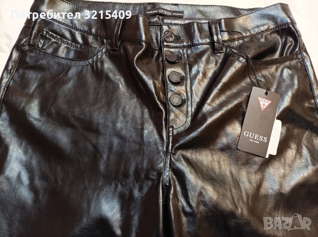 Guess Нов дамски кожен панталон , снимка 7 - Панталони - 43929218