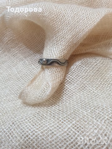 Старинно сребърно пръстенче