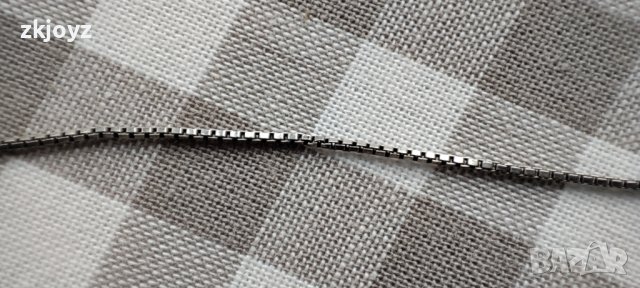 СРЕБЪРНО КОЛИЕ С ЕСТЕСТВЕН КАМЪК 4.41/ ПРОБА 925, снимка 3 - Колиета, медальони, синджири - 43898999