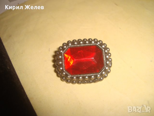 АРТ КРАСИВО СТАРО ФАСЕТИРАНО КОПЧЕ СИНТЕТИКА с КРИСТАЛ 19162, снимка 5 - Други - 35653664