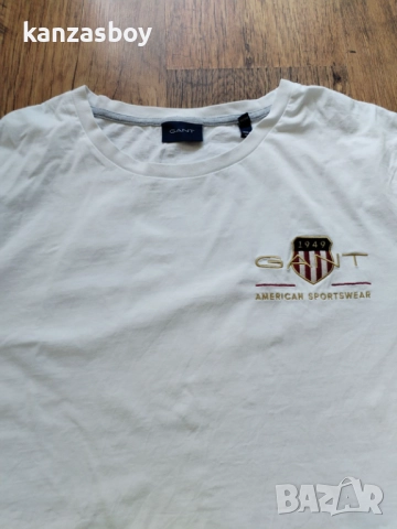 gant - страхотна мъжка тениска XL, снимка 5 - Тениски - 51659507