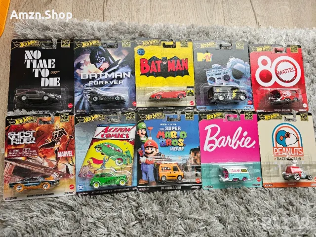 Hot Wheels Premium pop culture 3 бр. / 50лв. колекционерски колички 1:64, снимка 1