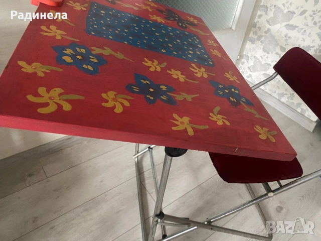 Детско столче с маса - чин ., снимка 5 - Мебели за детската стая - 51874601