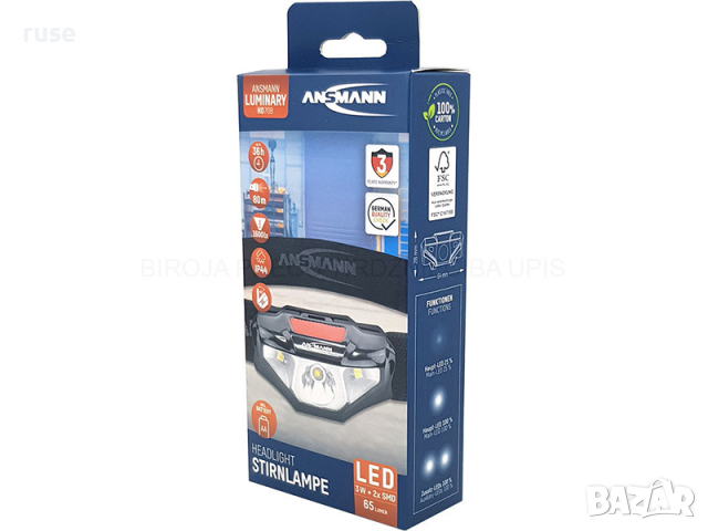 НОВИ! LED Челник Ansmann Luminary HD70B, снимка 10 - Къмпинг осветление - 44845563