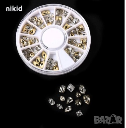Камъни камъчета диаманти декорация бижу за нокти маникюр и др , снимка 3 - Продукти за маникюр - 33550903