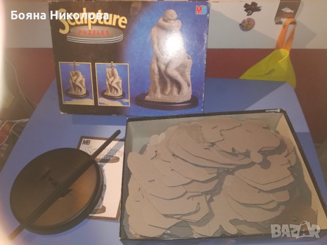 3Д скулптурен пъзел -"Целувката", Роден, снимка 3 - Пъзели - 39258214