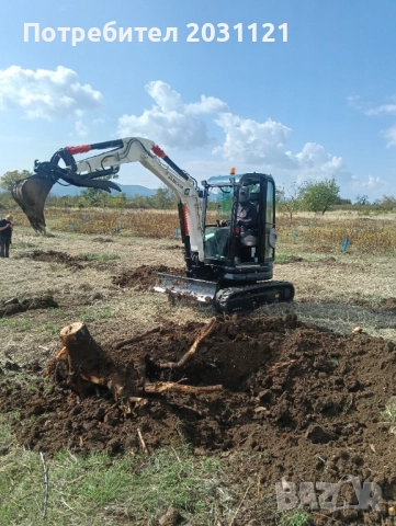 Услуги с мини багер и челен товарач фадрома самосвал Сливен Нова Загора Котел Твърдица Ямбол, снимка 3 - Кърти, чисти, извозва - 52122937