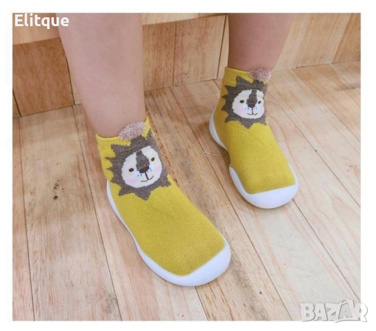 Детски чорапи с гумена подметка, различни номера и цветове W SHOE3, снимка 5 - Детски пантофи - 52582003