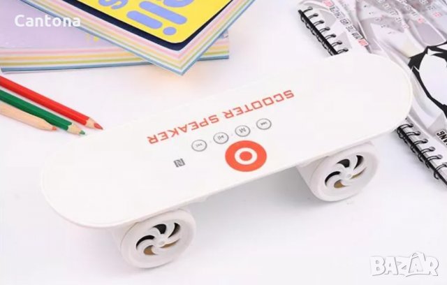 Блутут колона скейтборд Scooter Speaker BT03, снимка 4 - Слушалки и портативни колонки - 34606086