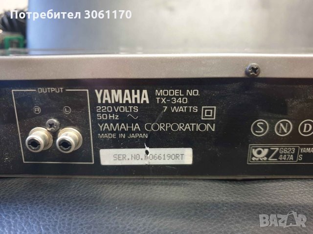 Тунер YAMAHA TX-340 Работи много добре. , снимка 3 - Декове - 32735598