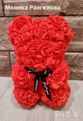 Мече от вечни рози , снимка 1 - Романтични подаръци - 44099234