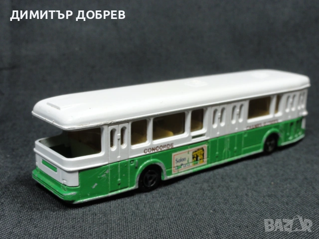 СТАРА РЕТРО МЕТАЛНА КОЛИЧКА АВТОБУС SAVIEM MAJORETTE FRANCE, снимка 4 - Колекции - 53424244